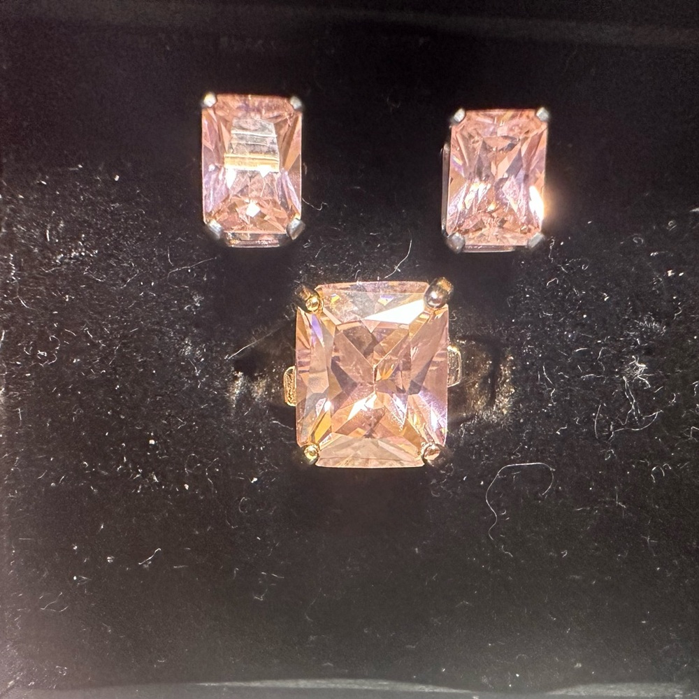 Technibond size 7 ring + earrings set